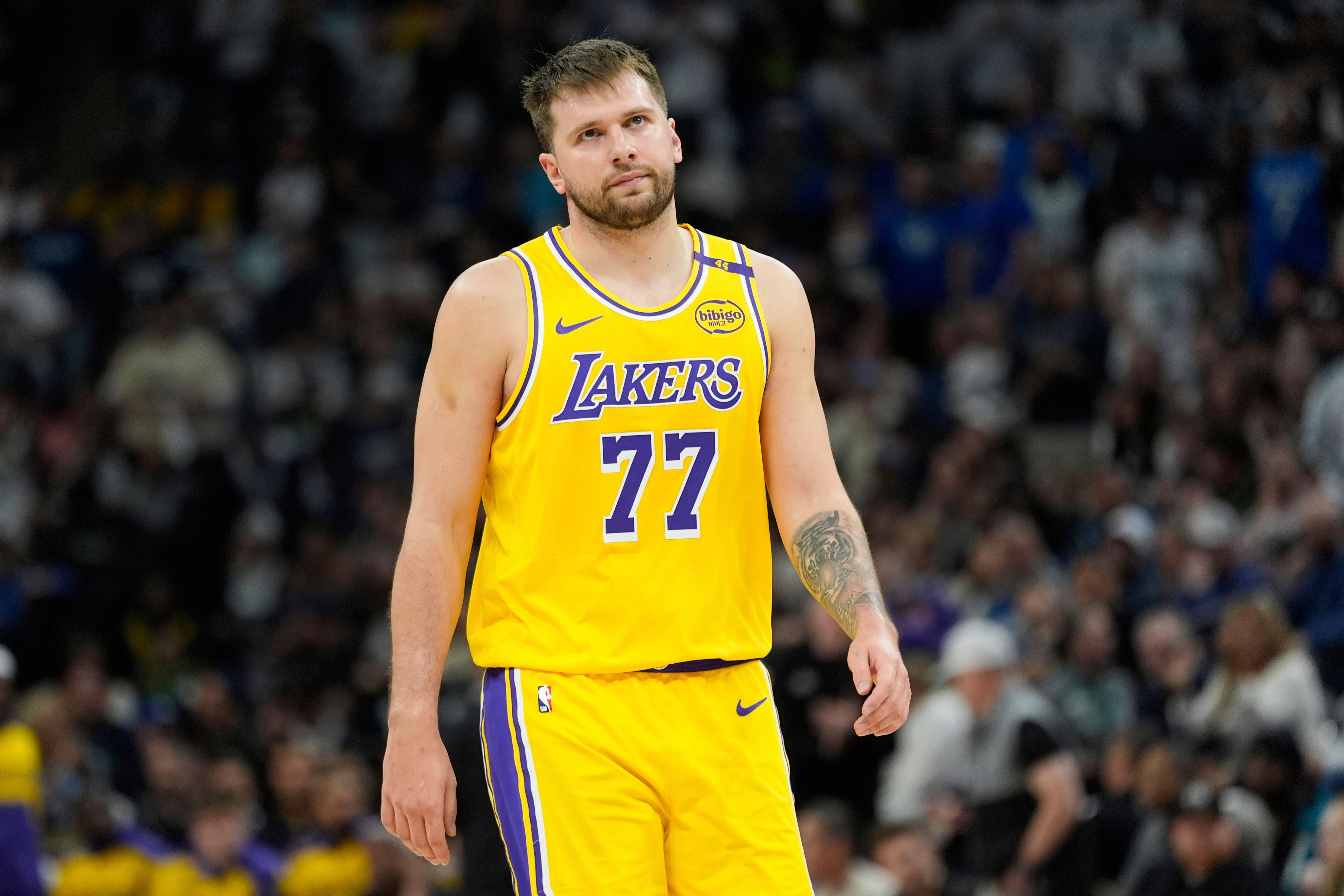 Luka Doncic Battles Stomach Illness in Lakers' Playoff Loss to Timberwolves