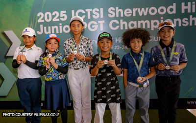 Espedido and Sarines Dominate ICTSI Junior PGT Luzon Series at Sherwood Hills