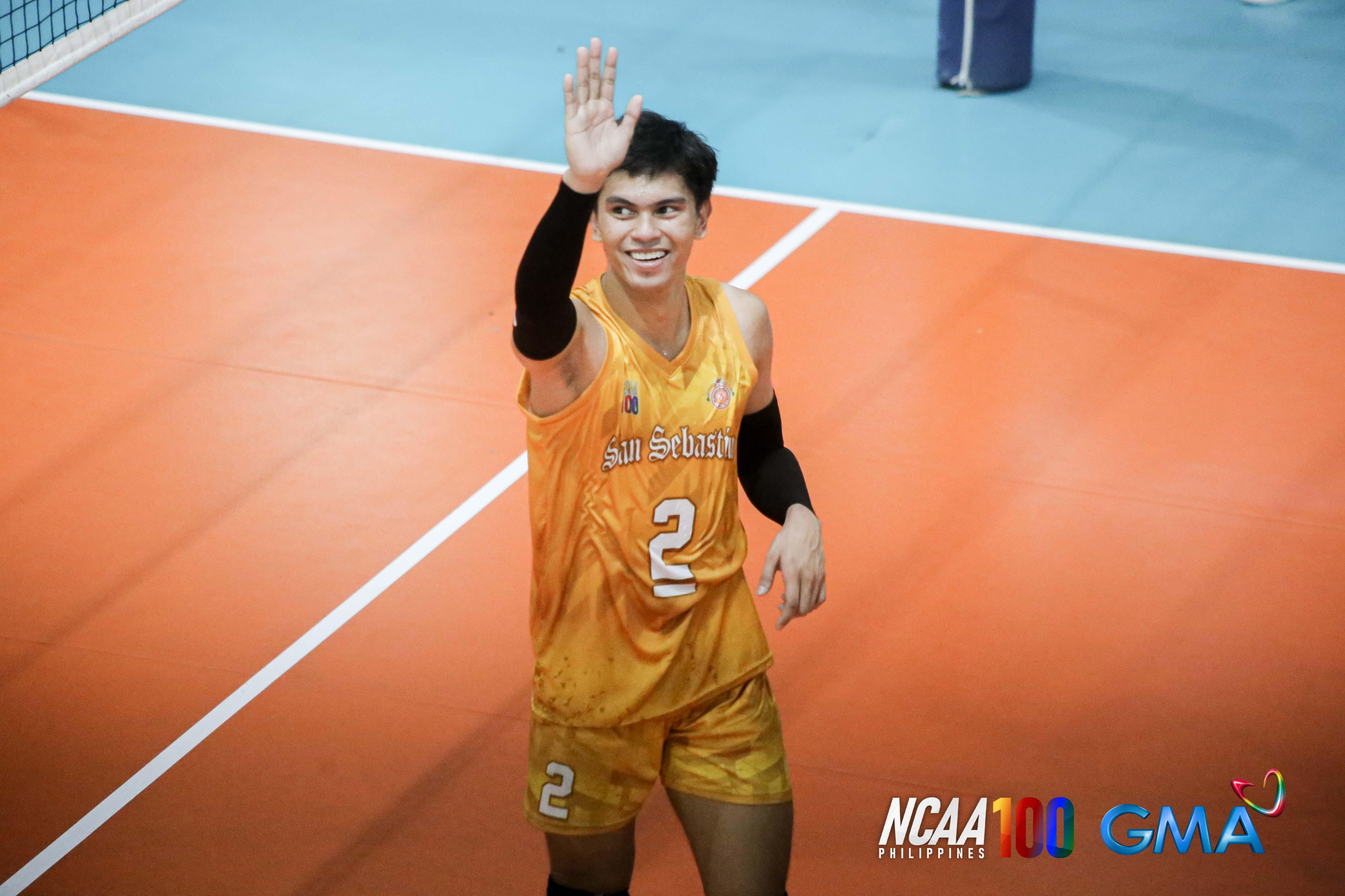 Kyle Villamor's Triple-Double Leads San Sebastian to Thrilling Victory Over Arellano in NCAA Volleyball