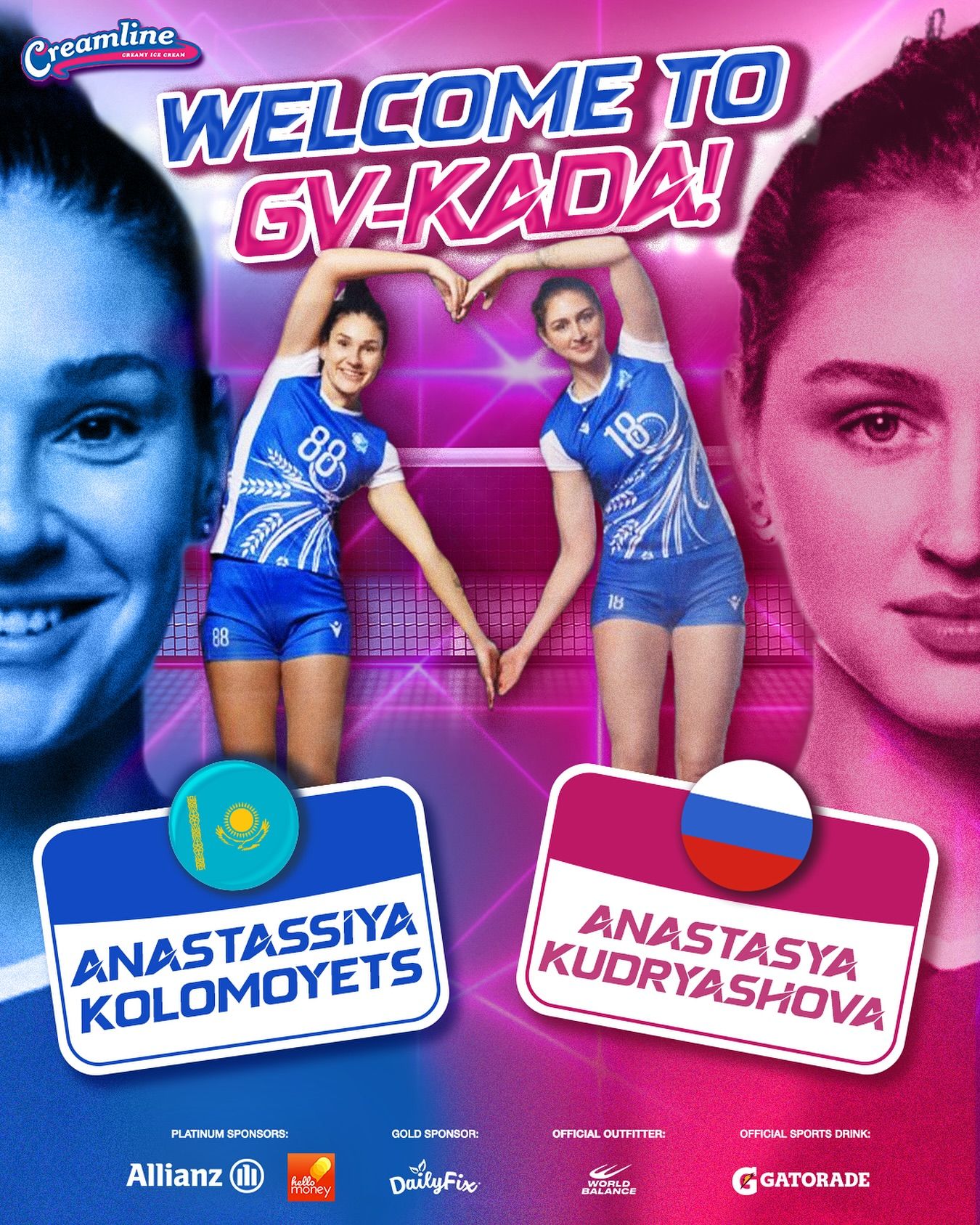 Creamline Cool Smashers Bolster Roster with Russian and Kazakh Stars for AVC Women's Champions League