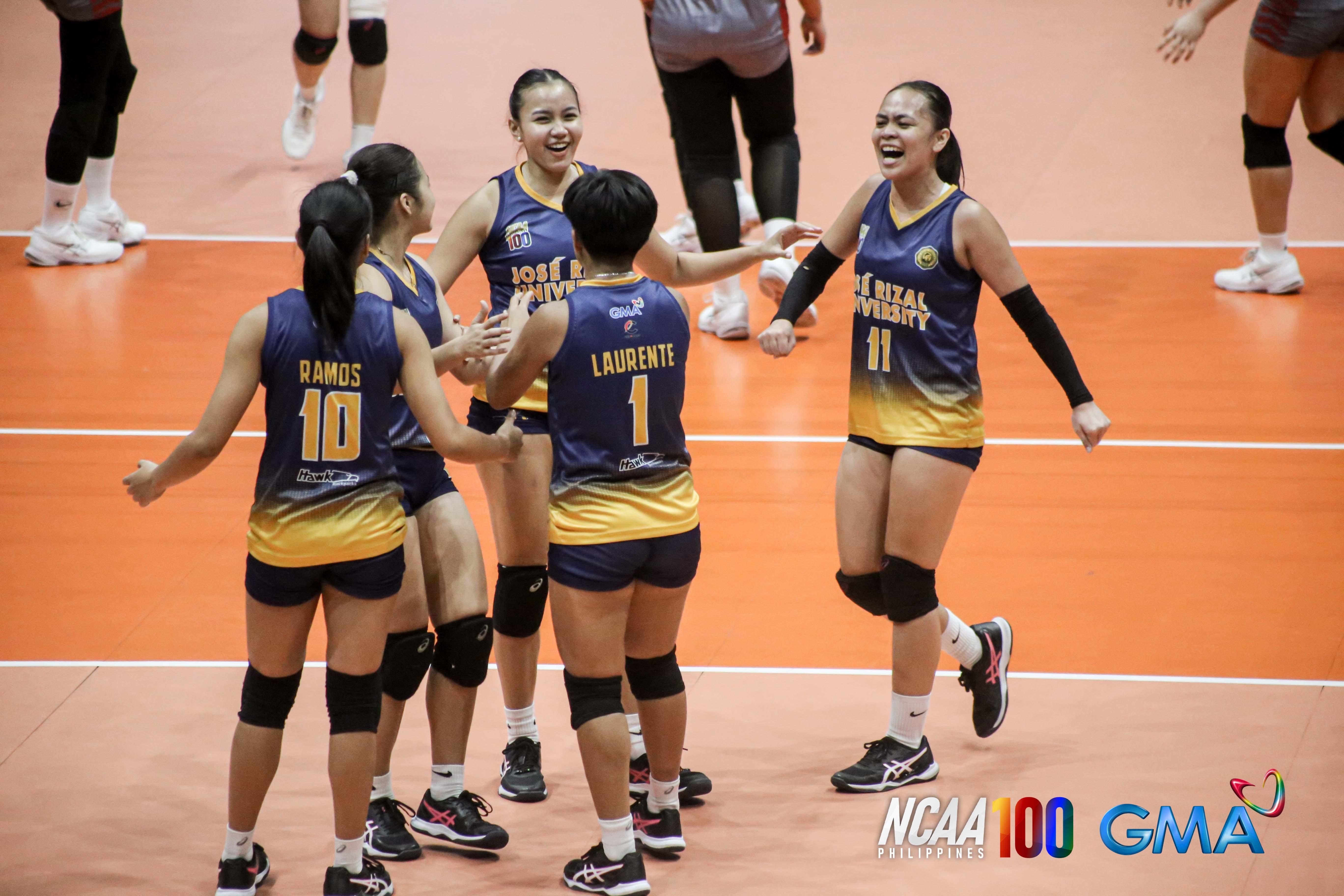 JRU Lady Bombers Stage Remarkable Comeback to Secure Consecutive NCAA Volleyball Victories