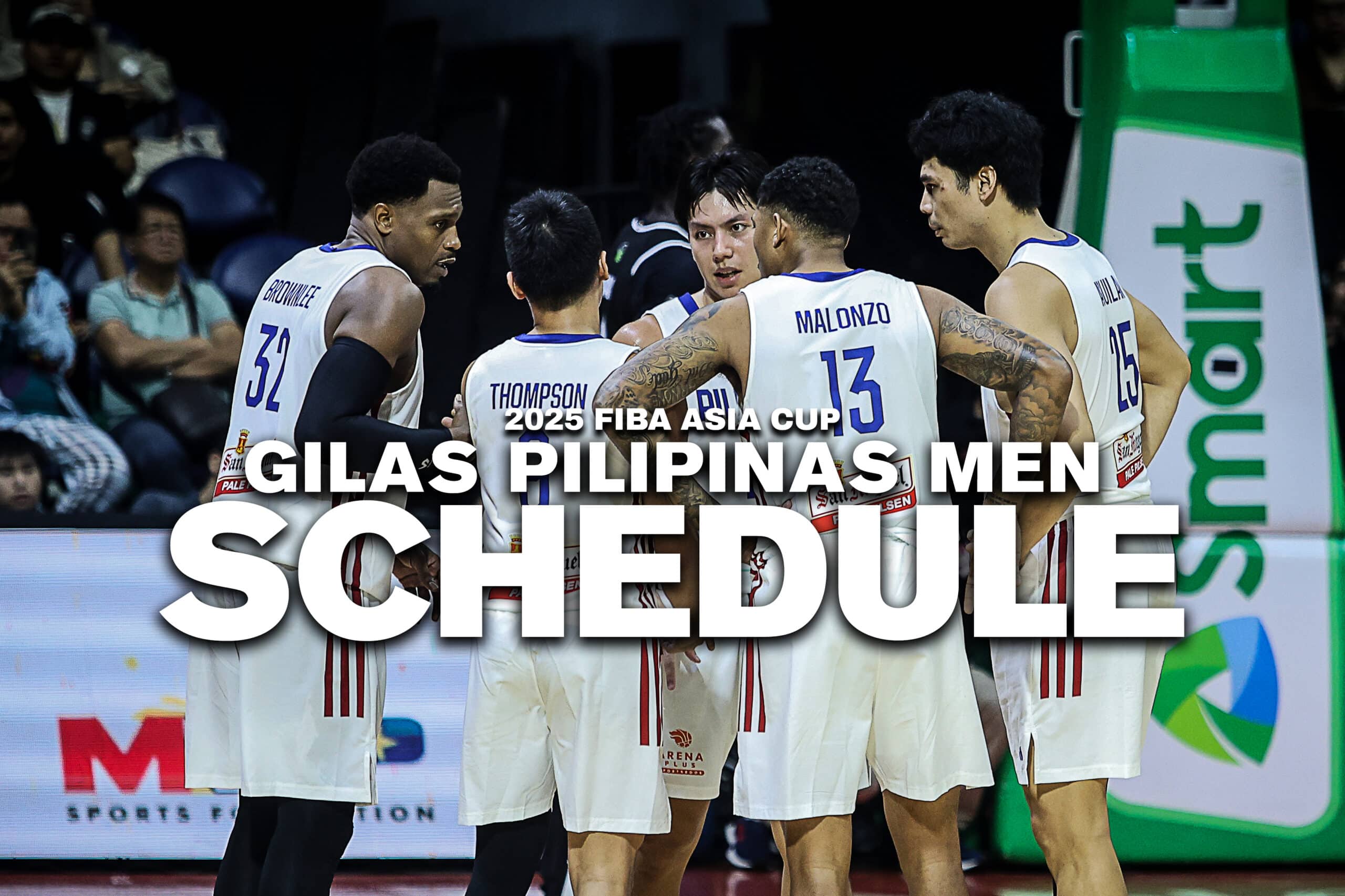 Gilas Pilipinas Set to Compete in 2025 Fiba Asia Cup: Full Schedule and Roster Revealed