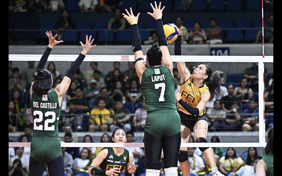 FEU Lady Tamaraws Stun De La Salle, Disrupt Twice-to-Beat Bid in UAAP Volleyball