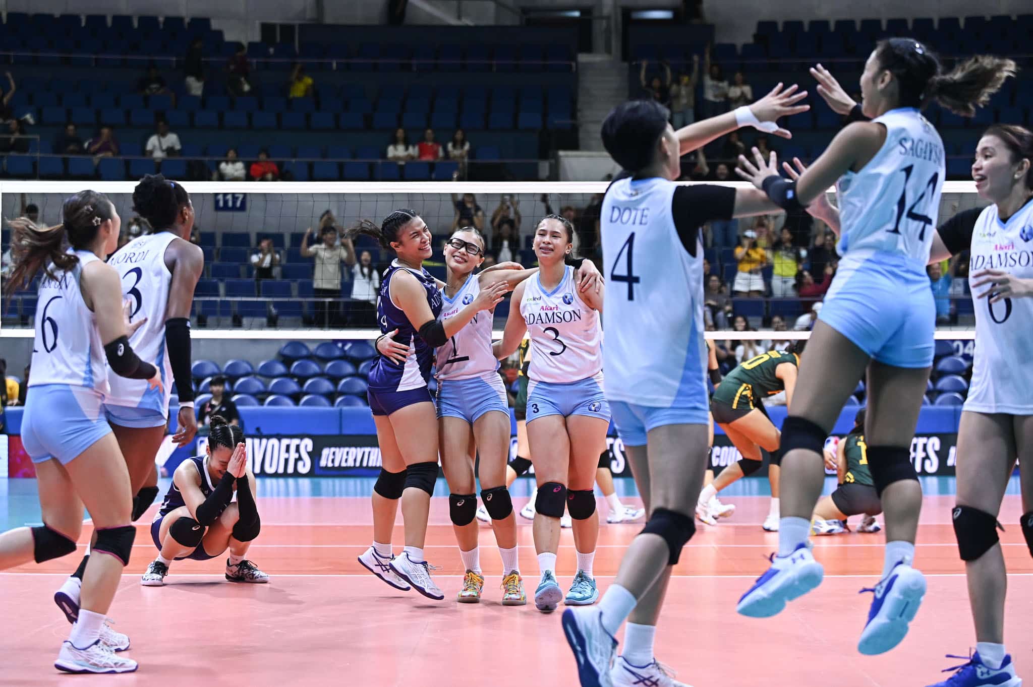 Shaina Nitura's Record-Breaking Performance Leads Adamson to Stunning Upset Over FEU in UAAP Volleyball
