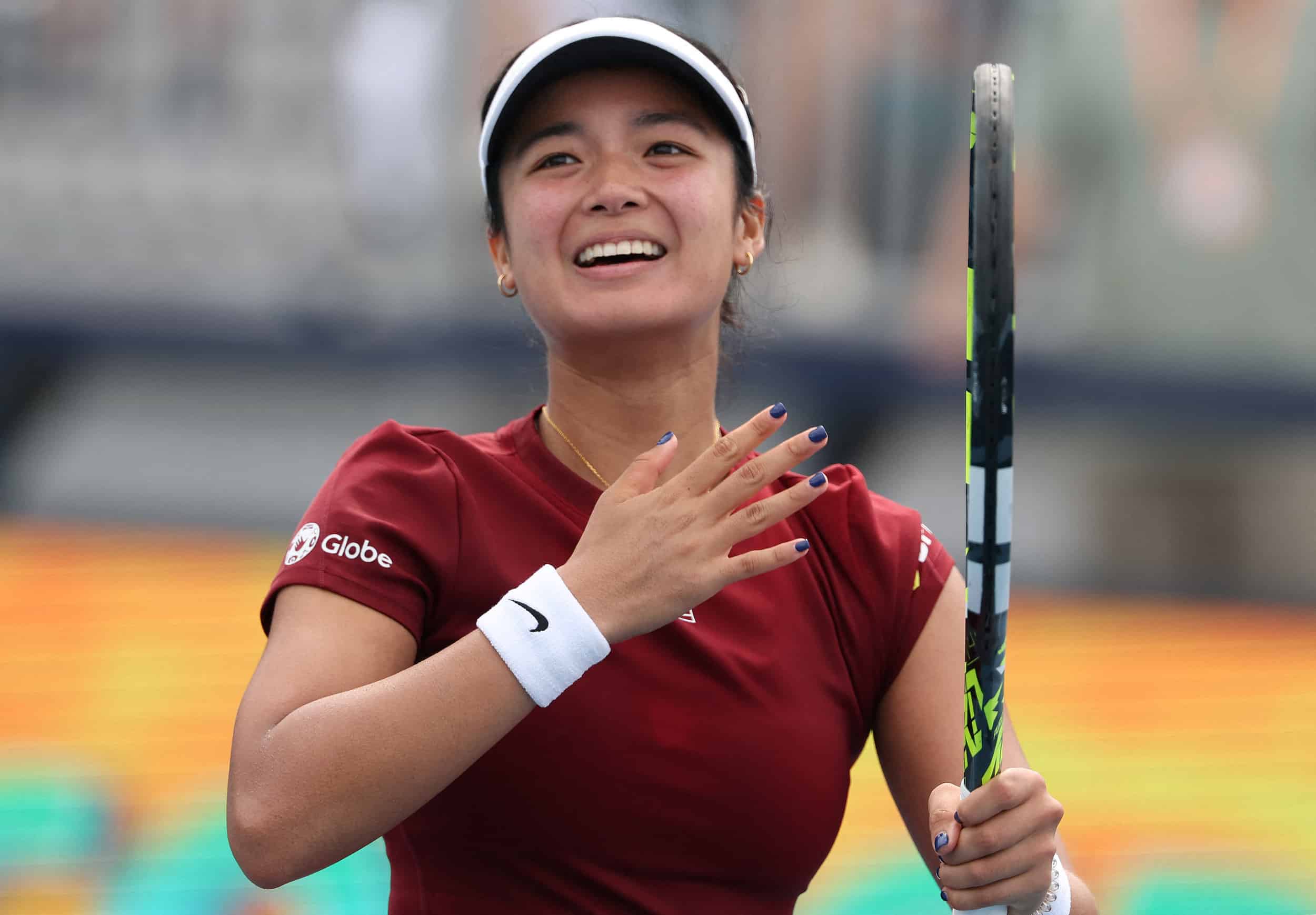 Emotional Alex Eala credits family for rise up WTA ranks