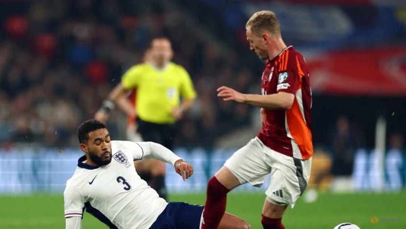 James and Eze open England accounts in win over Latvia
