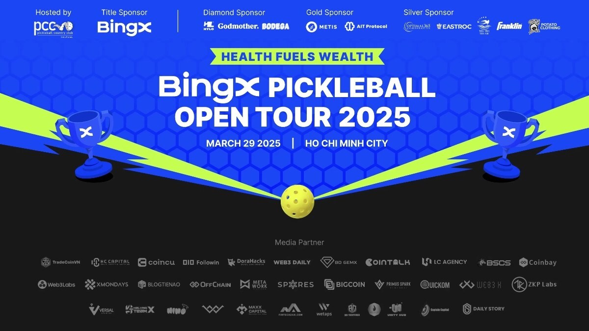 BingX's Innovative Fusion of Web3 and Pickleball at Vietnam's 2025 Open Tour