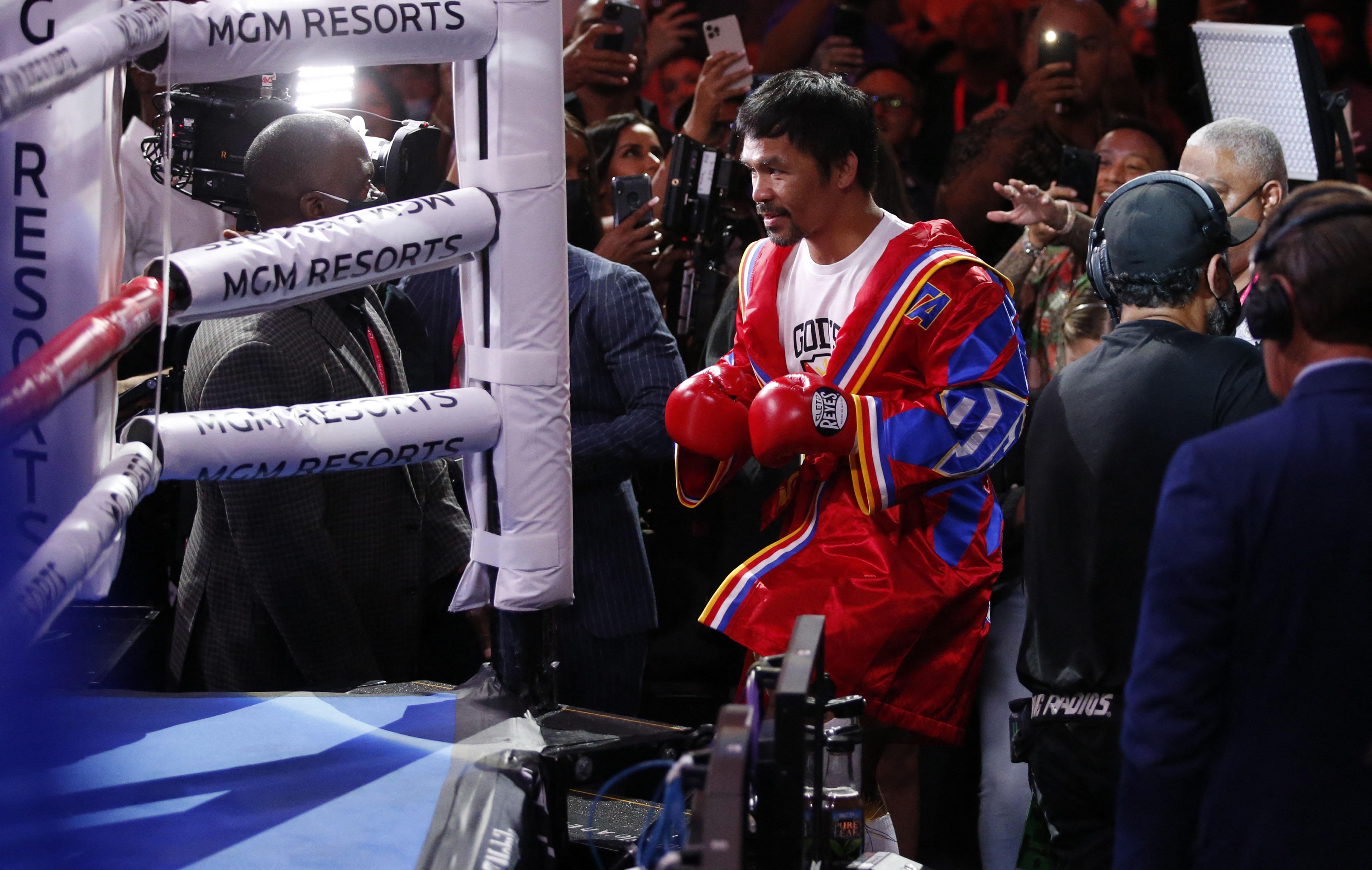 Manny Pacquiao Returns to Boxing Ring for WBC Title Clash with Mario Barrios
