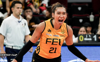 Jaz Ellarina pabida, FEU Lady Tams winalis muli ang UE Lady Warriors