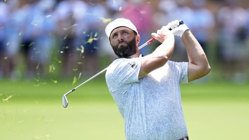 Jon Rahm Jokes About Soccer Skills After Accidentally Hitting Fan at PGA Championship