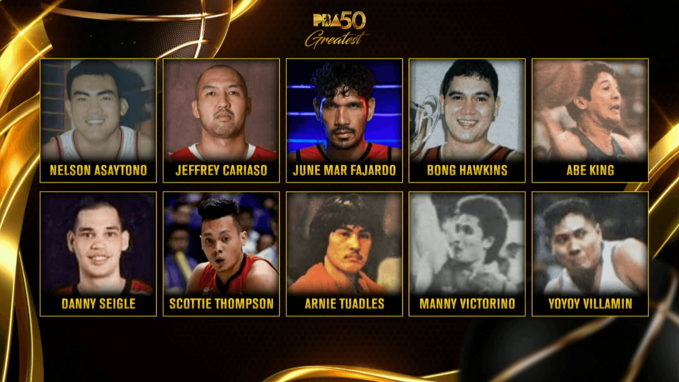 PBA Honors Legends and Modern Stars in Expanded 50 Greatest List