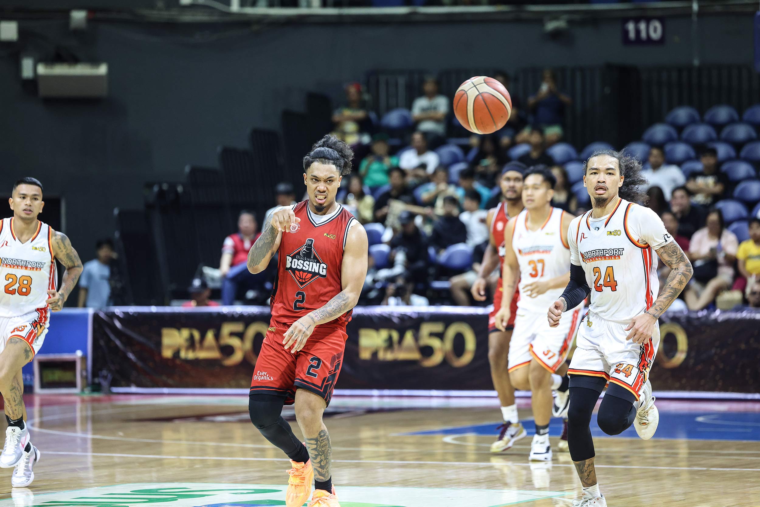 Blackwater Bossing Triumphs Over NorthPort in PBA Philippine Cup Clash