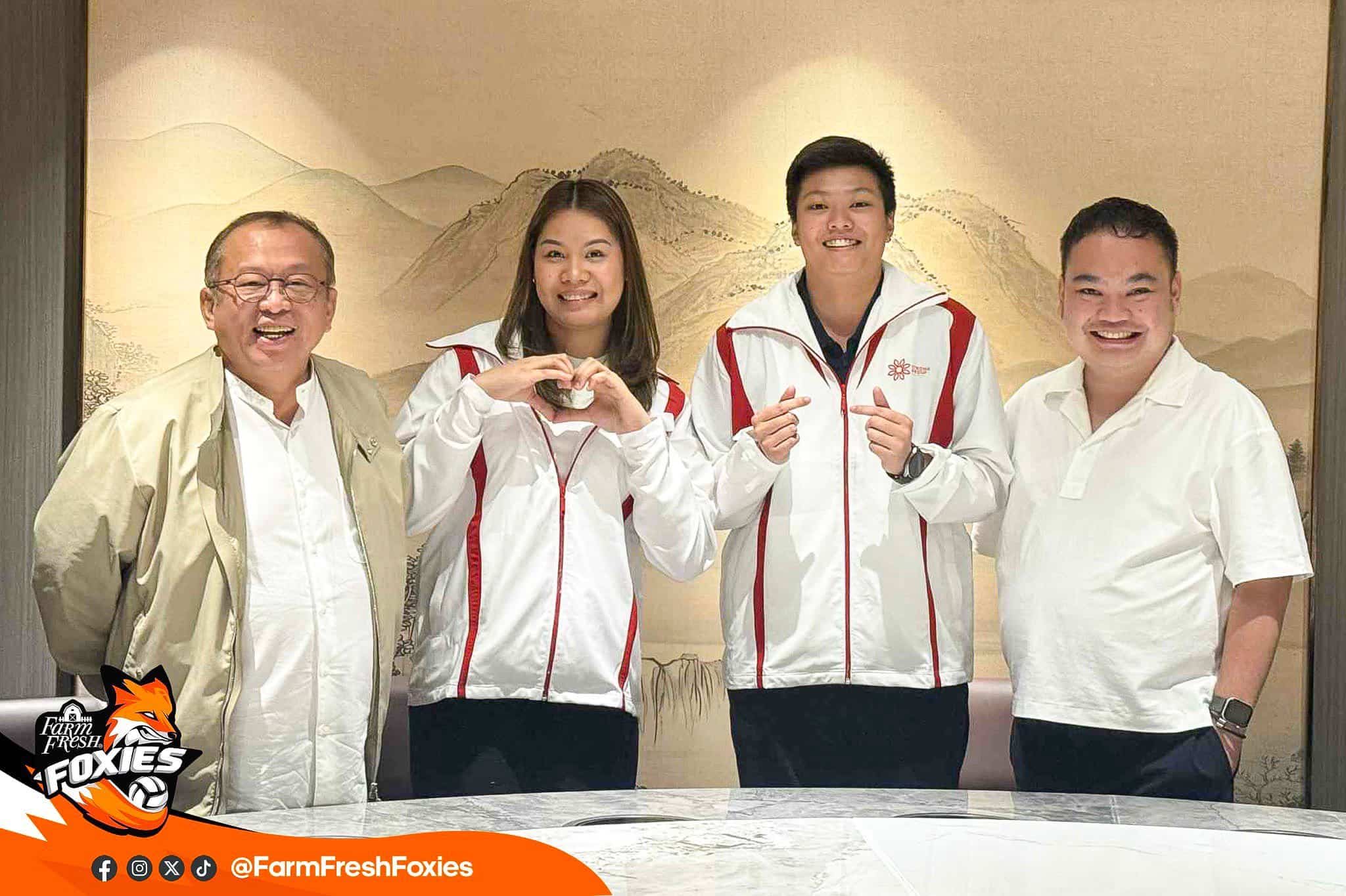 Farm Fresh Bolsters Squad with PVL Stars Ces Molina and Riri Meneses