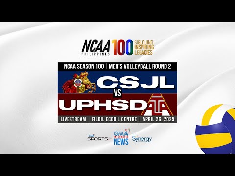 NCAA Season 100 Men's Volleyball: CSJL Takes on Perpetual in Round 2 Showdown