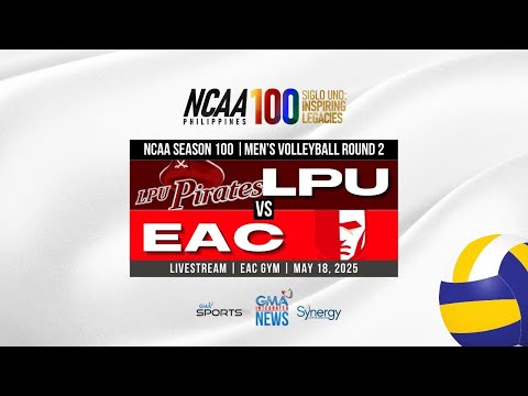 LPU Battles EAC in Thrilling Men's Volleyball Showdown at NCAA Season 100