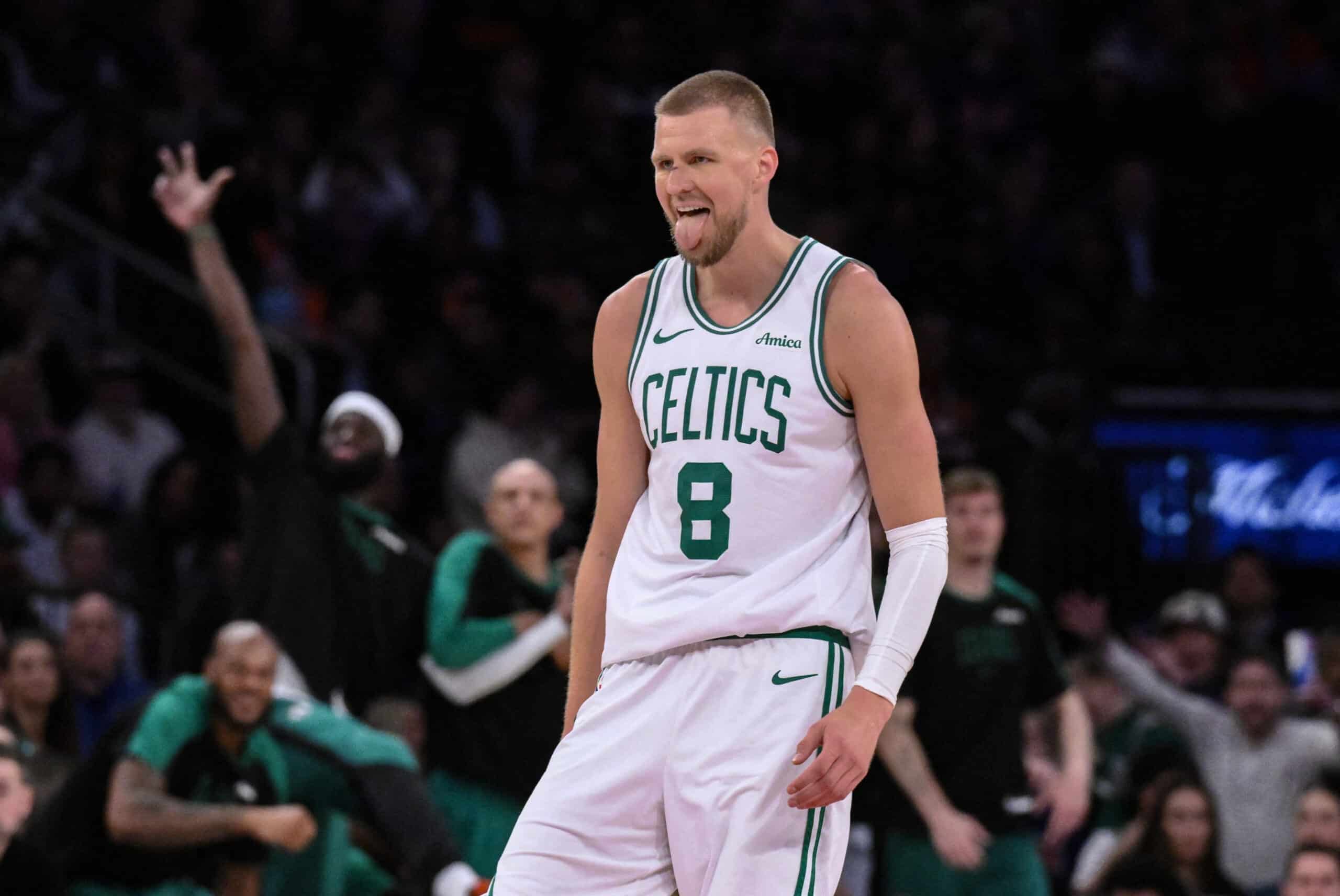 Porzingis Powers Celtics to No. 2 Seed with Overtime Victory Over Knicks