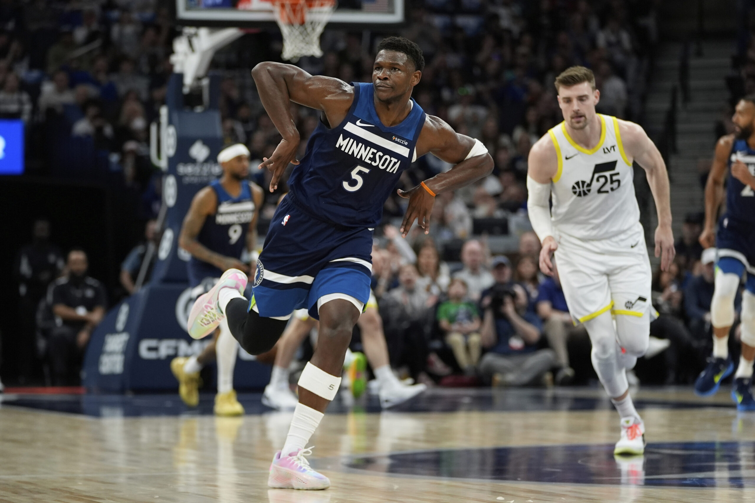 Anthony Edwards Powers Timberwolves to Sixth Seed with Stellar 43-Point Performance Against Jazz