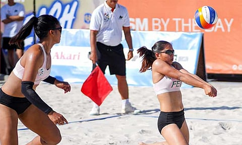 College Volleyball Stars Rally for Philippines at AVC Beach Tour Nuvali Open