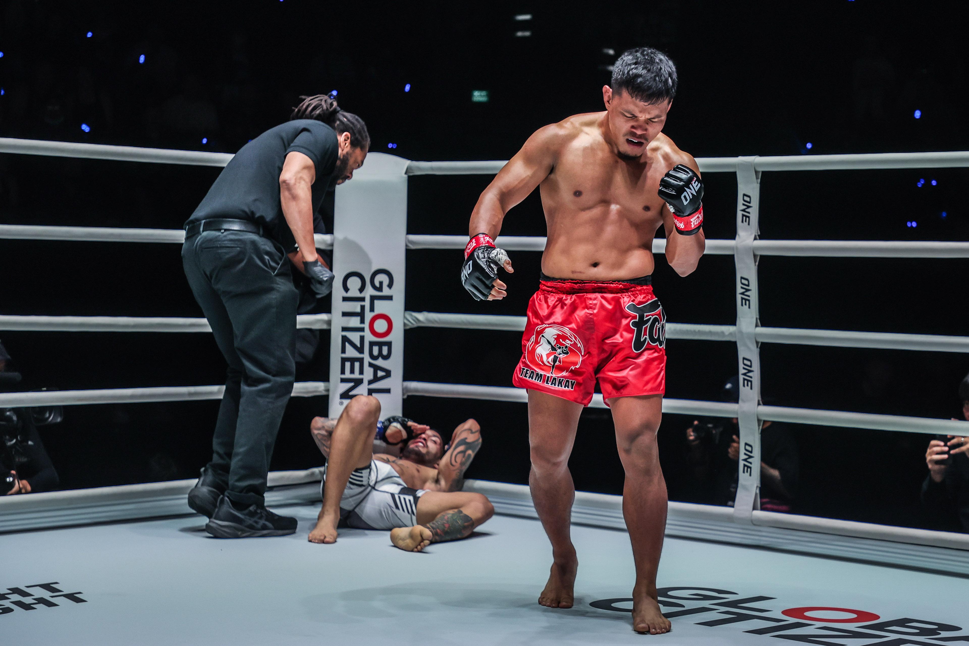 Carlo Bumina-ang Dominates with First-Round TKO at ONE Fight Night 30 in Bangkok