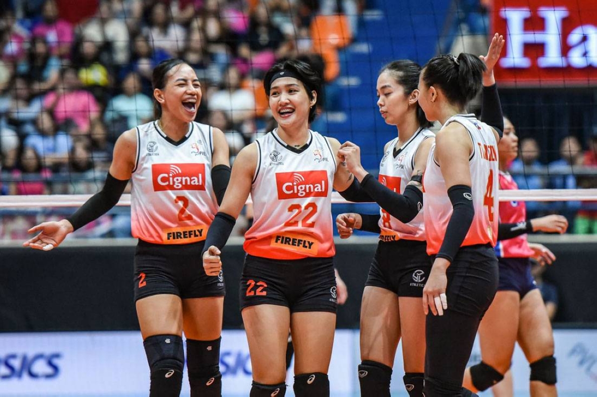Cignal HD Spikers Triumph Over Creamline in Historic Sweep at PVL On Tour