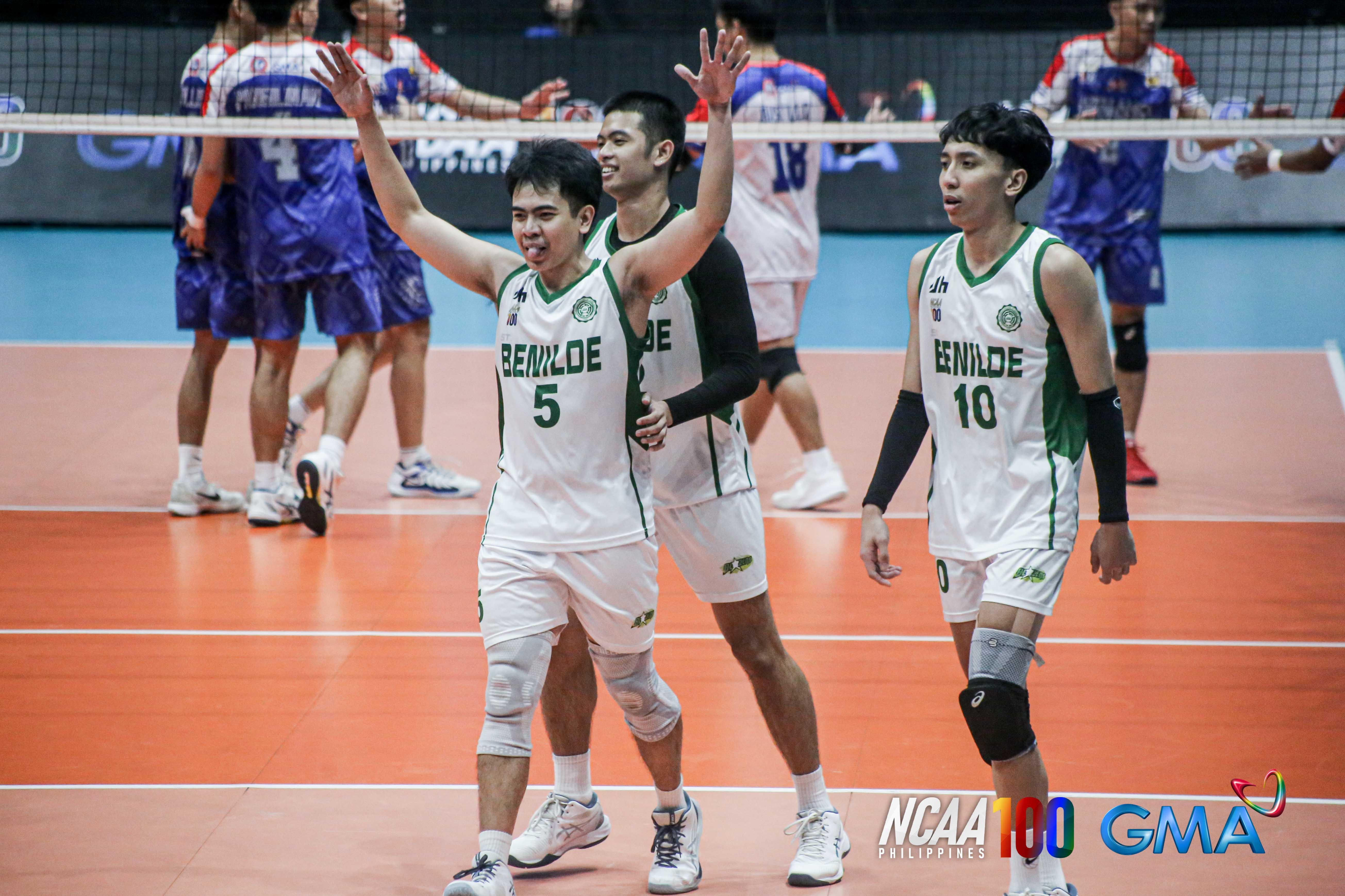 Benilde Clinches Thrilling Victory Over Arellano, Extends Winning Streak to Three in NCAA Volleyball
