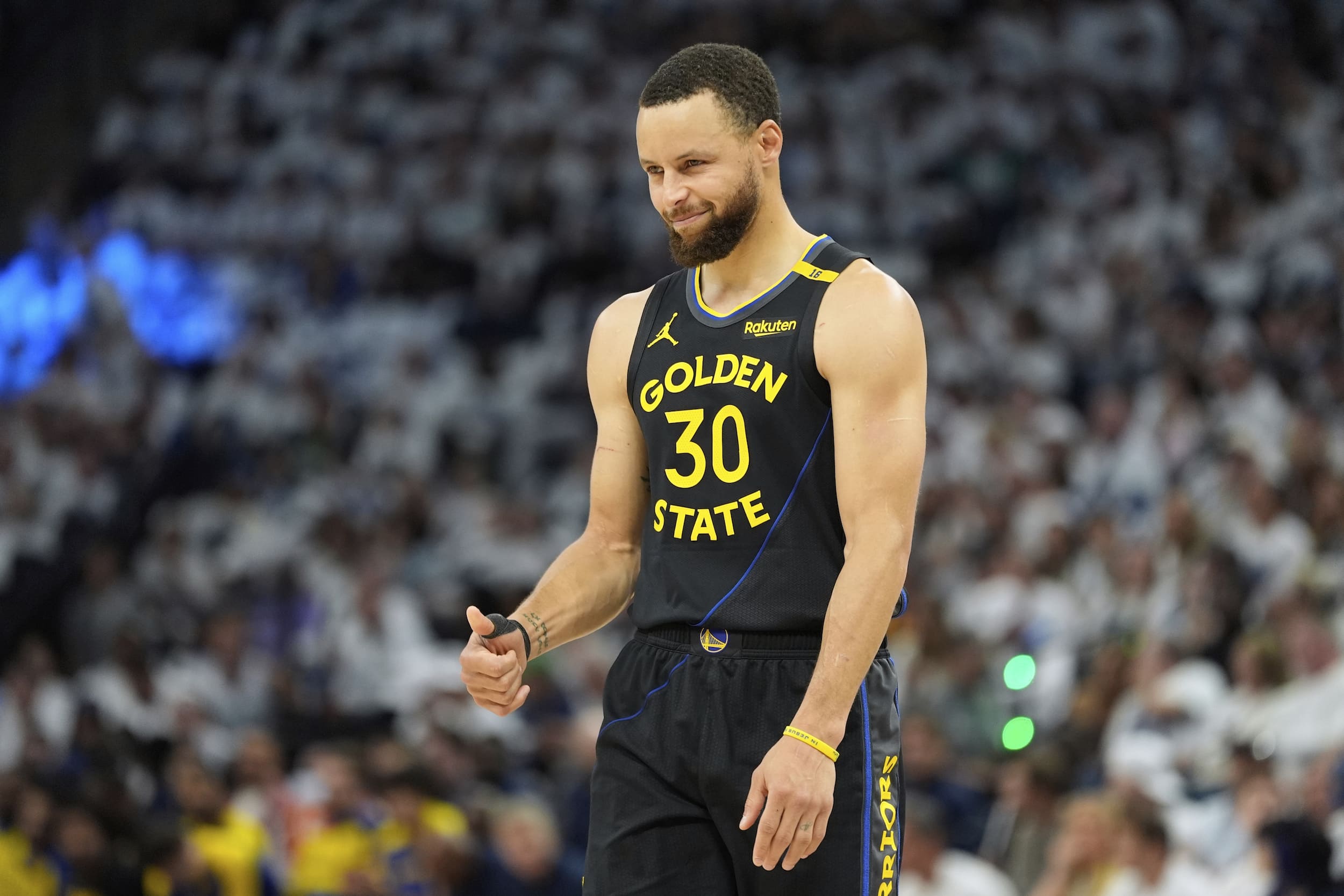 Stephen Curry Faces Playoff Setback with Hamstring Injury, Emphasizes Patience