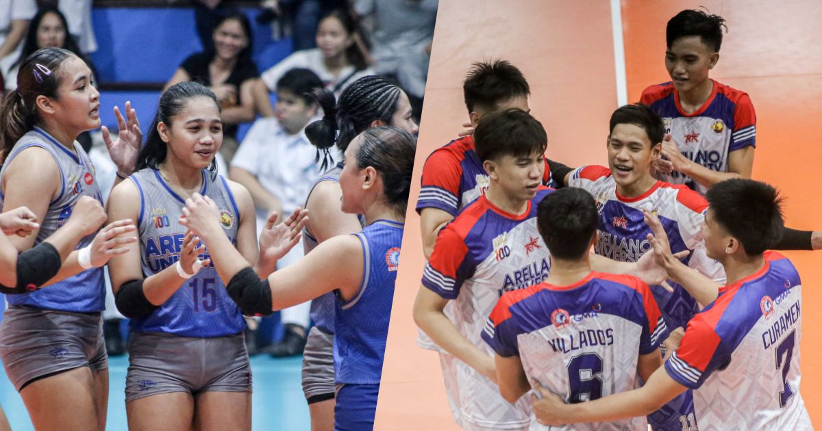 Arellano University Sweeps EAC in NCAA Volleyball, Ends First Round on High Note