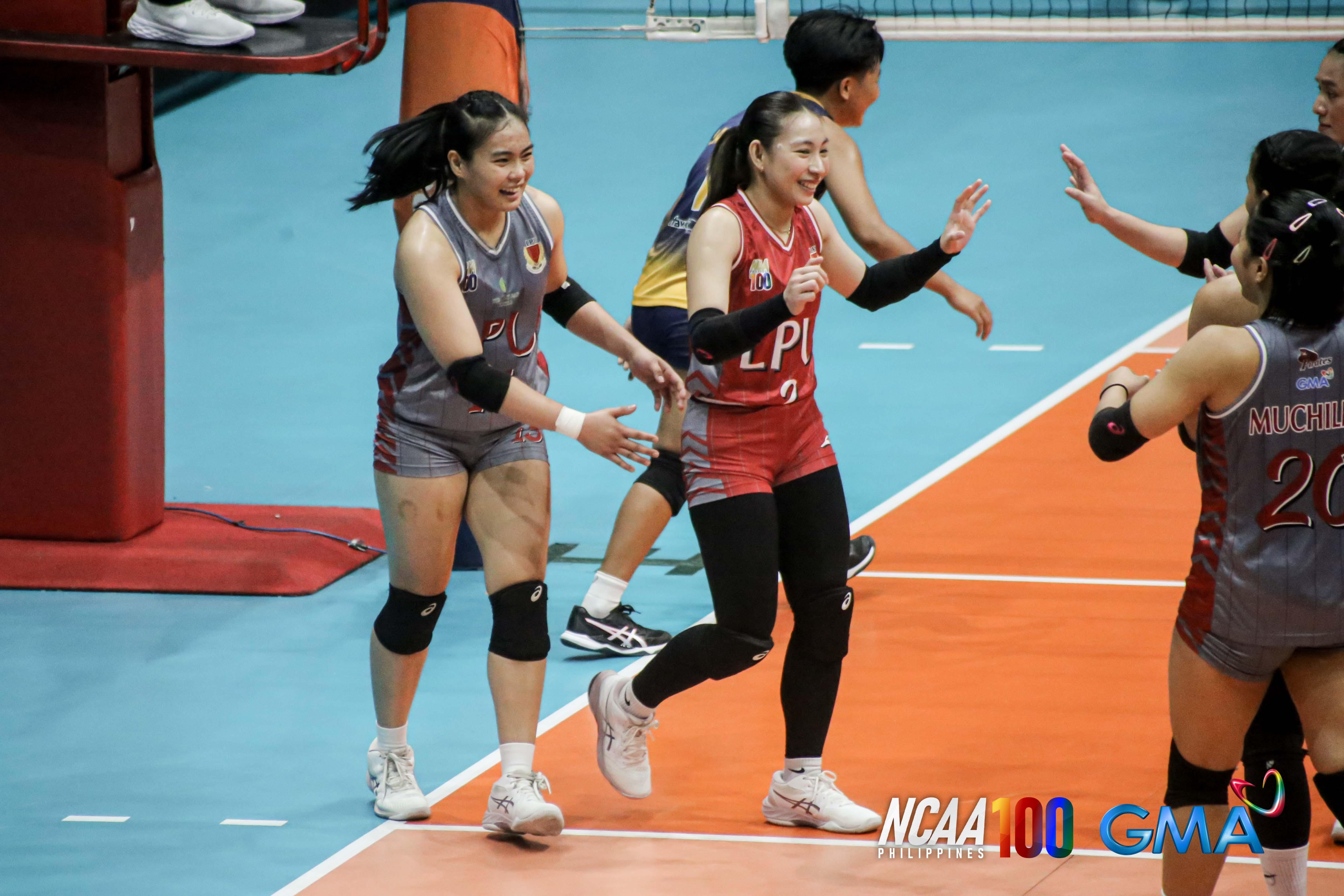 LPU Lady Pirates Secure Fourth Consecutive Victory in Thrilling NCAA Volleyball Match