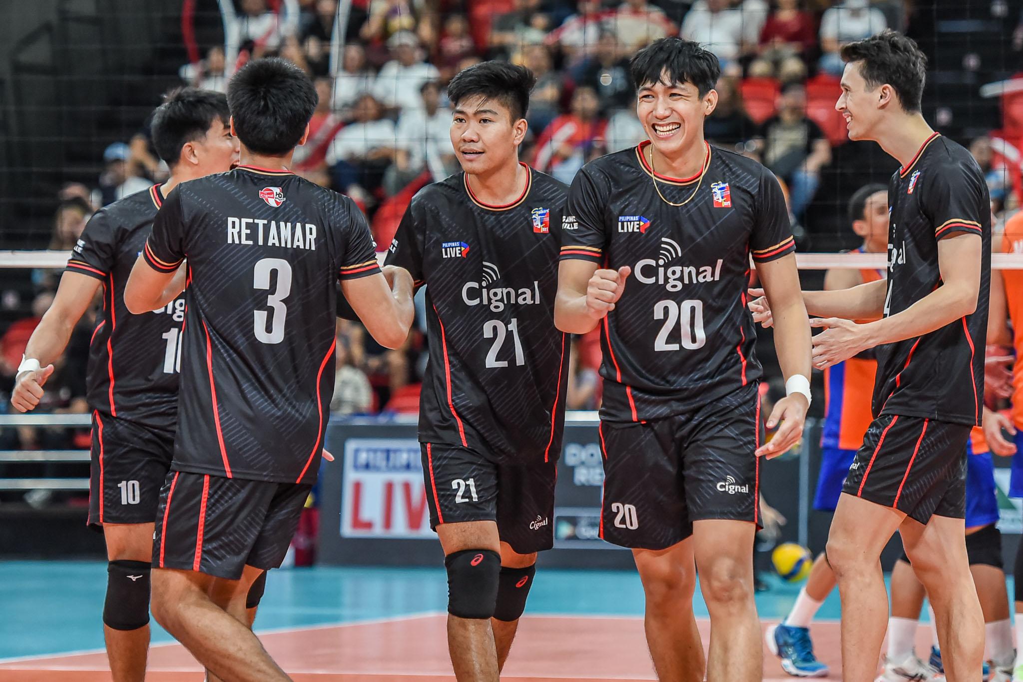Cignal HD Spikers Triumph Over Criss Cross in Thrilling Finals to Secure Third Consecutive Spikers Turf Title