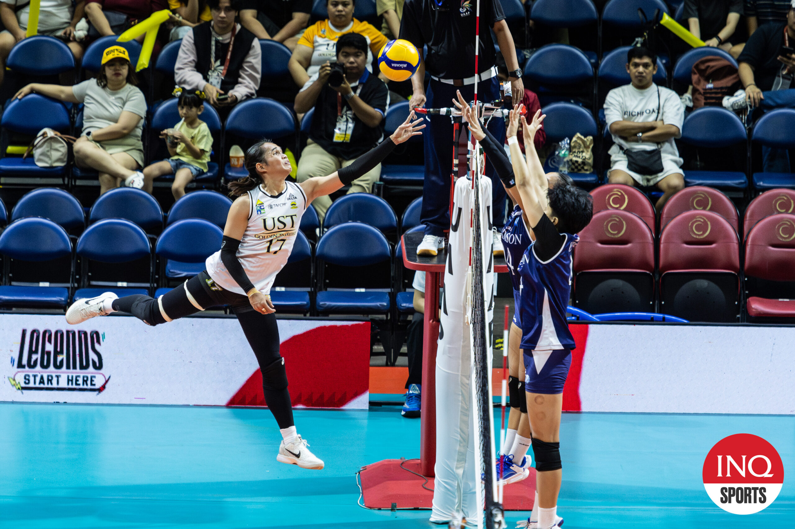 UST Breaks Losing Streak with Thrilling Five-Set Victory Over Adamson in UAAP Volleyball