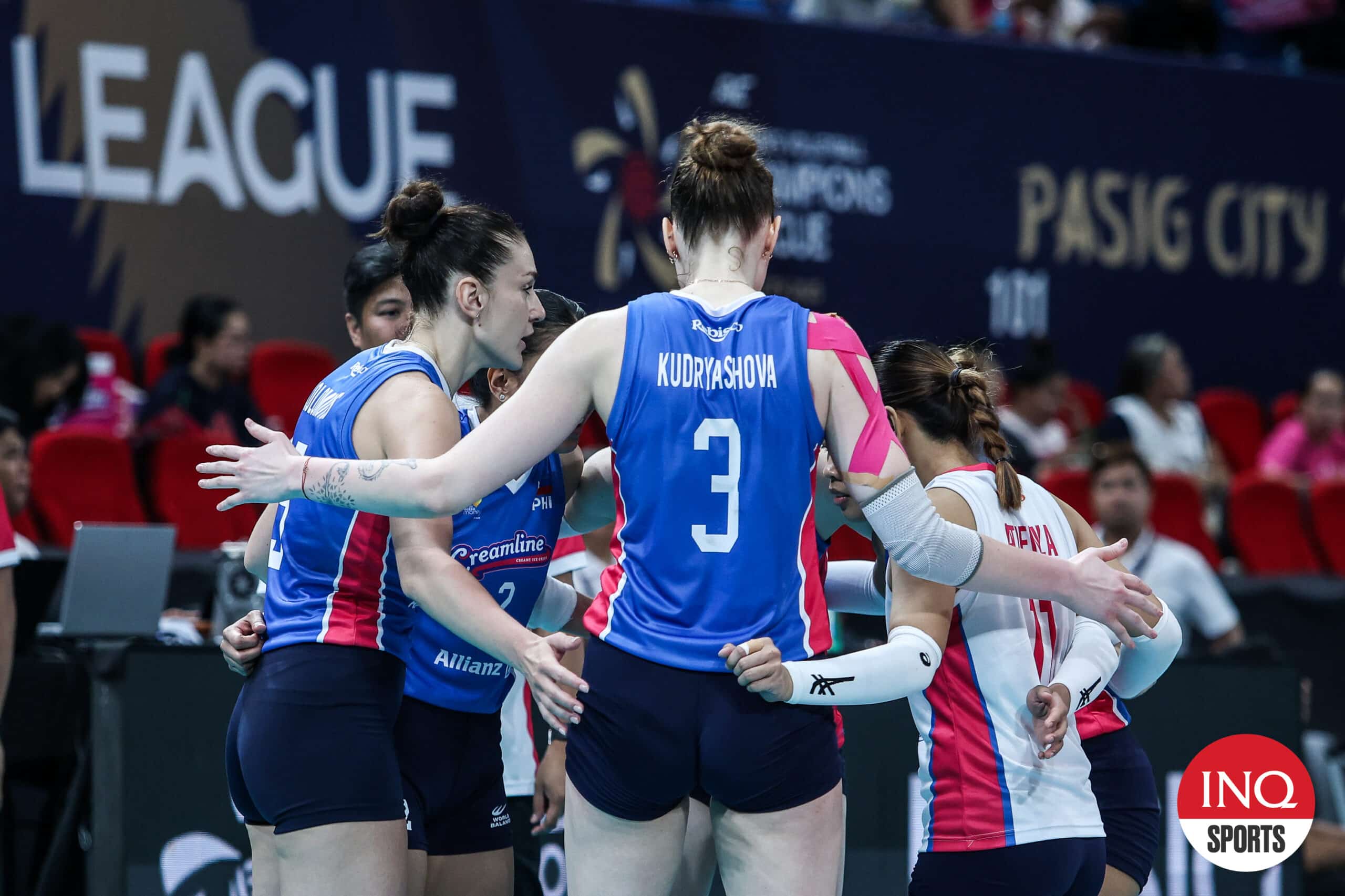 Kazakh Volleyball Powerhouse Zhetysu Crushes Creamline in AVC Champions League Opener