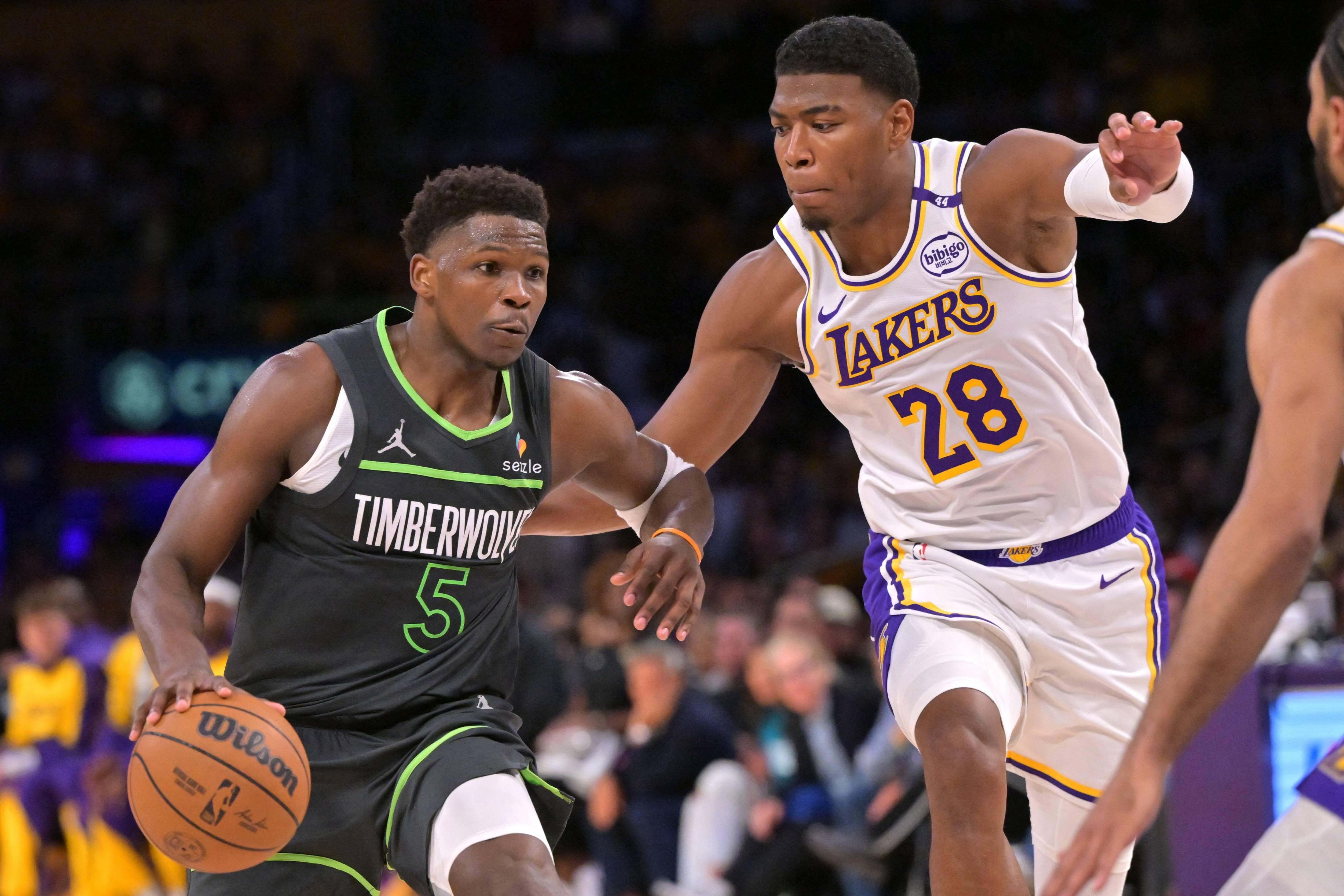 Timberwolves Dominate Lakers in Playoff Opener, Edwards and McDaniels Lead Charge