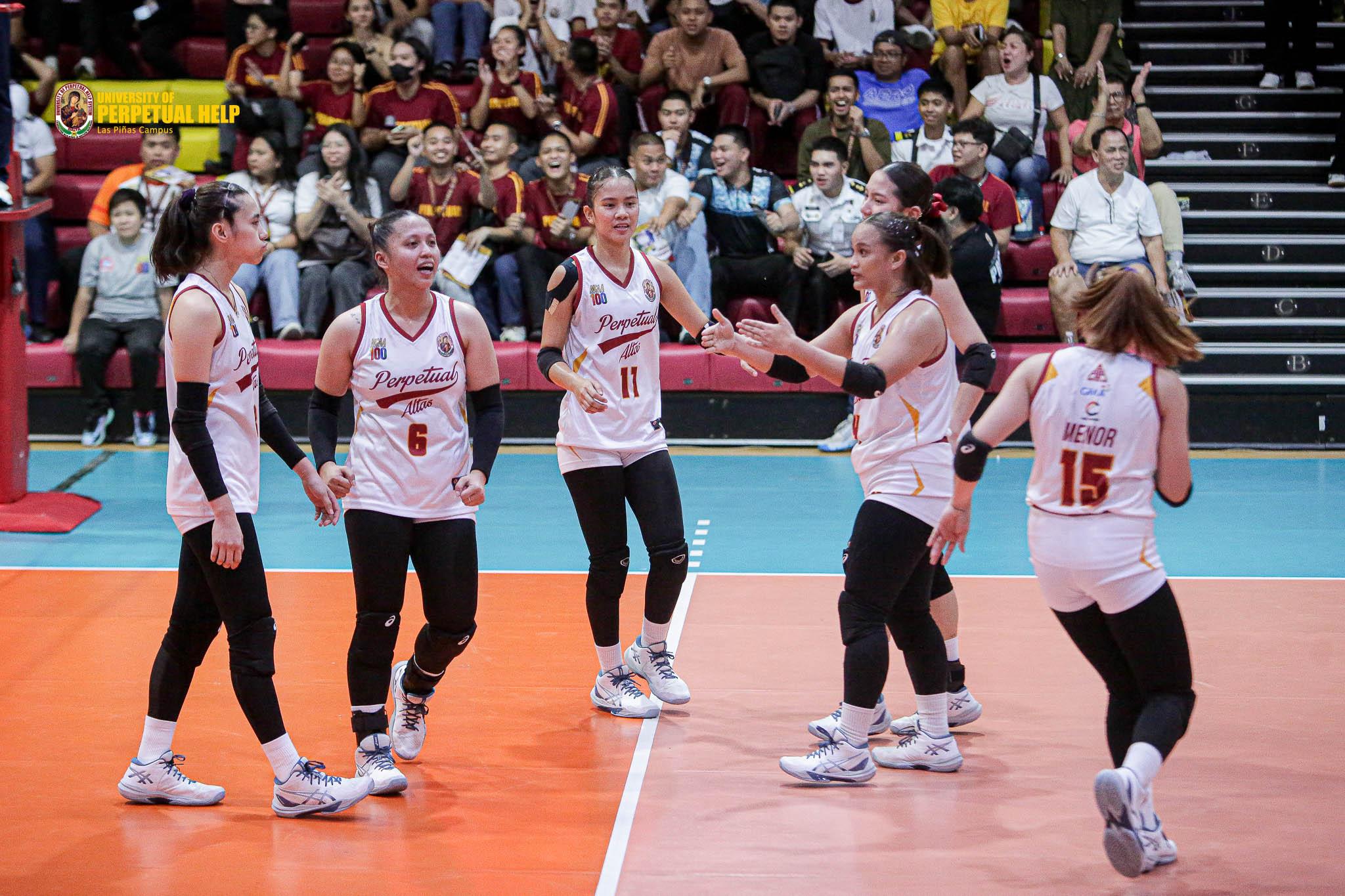 Perpetual Lady Altas Triumph in Thrilling Five-Set Battle Against Letran