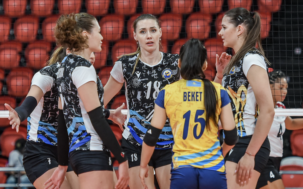 Kazakhstan's Zhetysu VC Dominates Jordan's Al Naser, Clinches Top Seed in AVC Women's Champions League