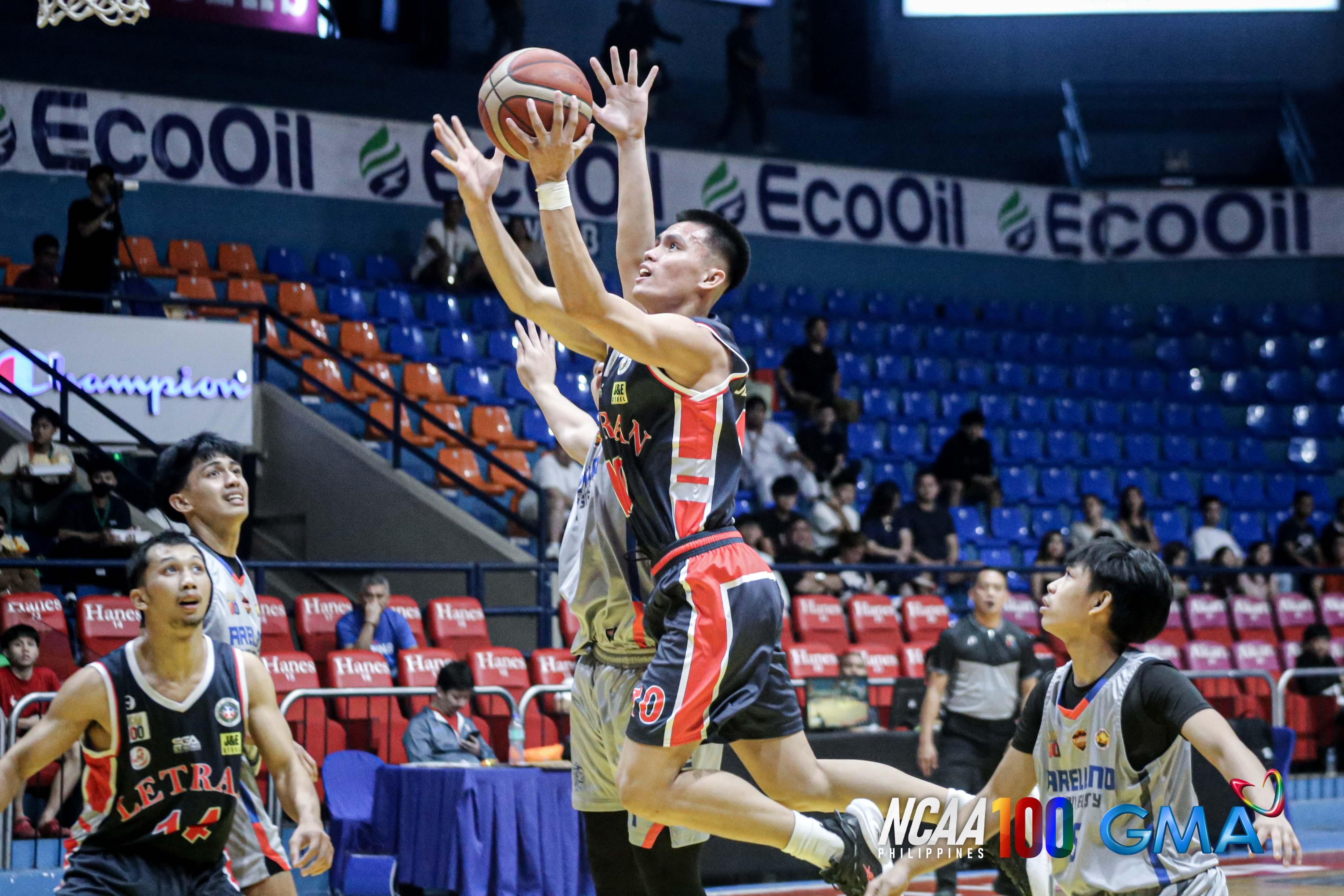 NCAA Juniors: Jhuniel Dela Rama's double-double carries Letran to escape of gritty Arellano