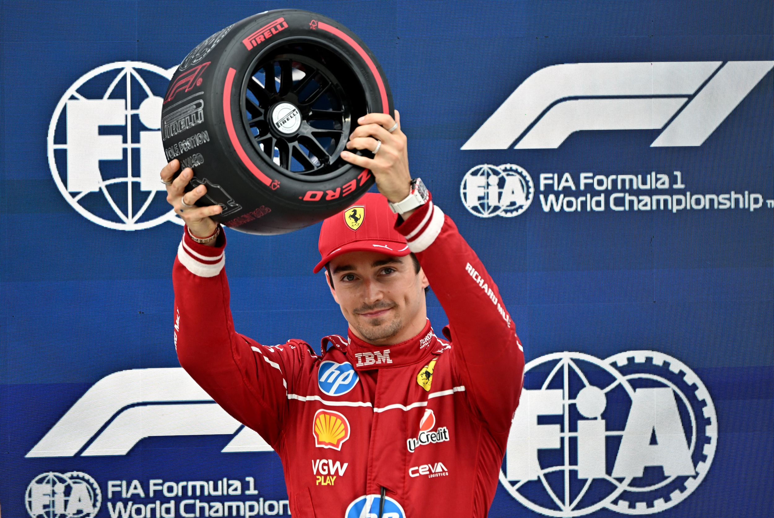 Leclerc Seizes Pole Position Amidst Wind Chaos at Hungarian GP, Leaving McLaren in the Dust