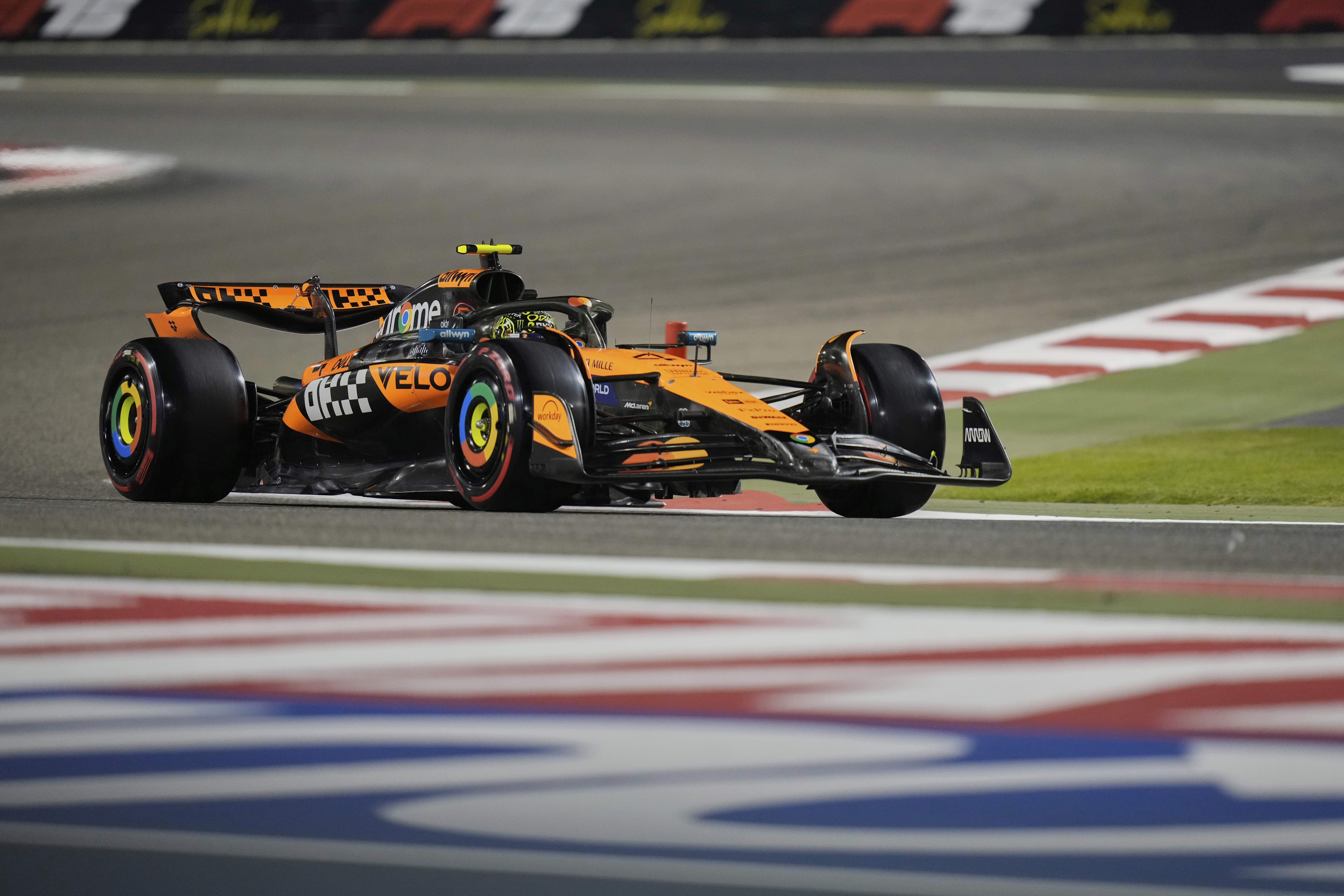 Lando Norris Struggles in Bahrain Qualifying: 'Clueless' Performance Leaves Him Sixth