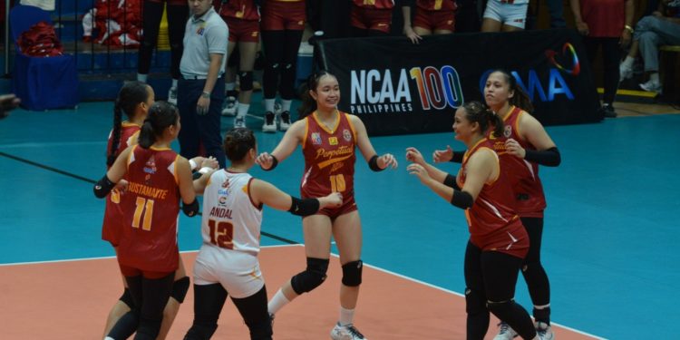 Perpetual Lady Altas Triumph Over EAC, Snapping Four-Game Losing Streak in NCAA Volleyball