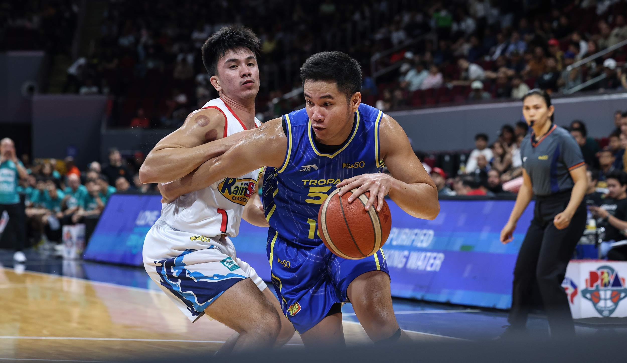 RR Pogoy's Heroics Propel TNT to Victory in Thrilling PBA Semifinals Opener Against Rain or Shine