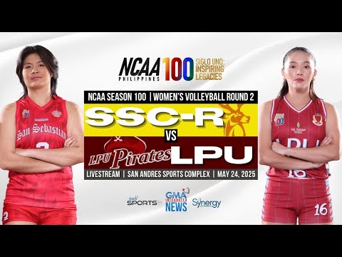 NCAA Season 100 Women's Volleyball: SSC-R Takes on LPU in Round 2 Showdown