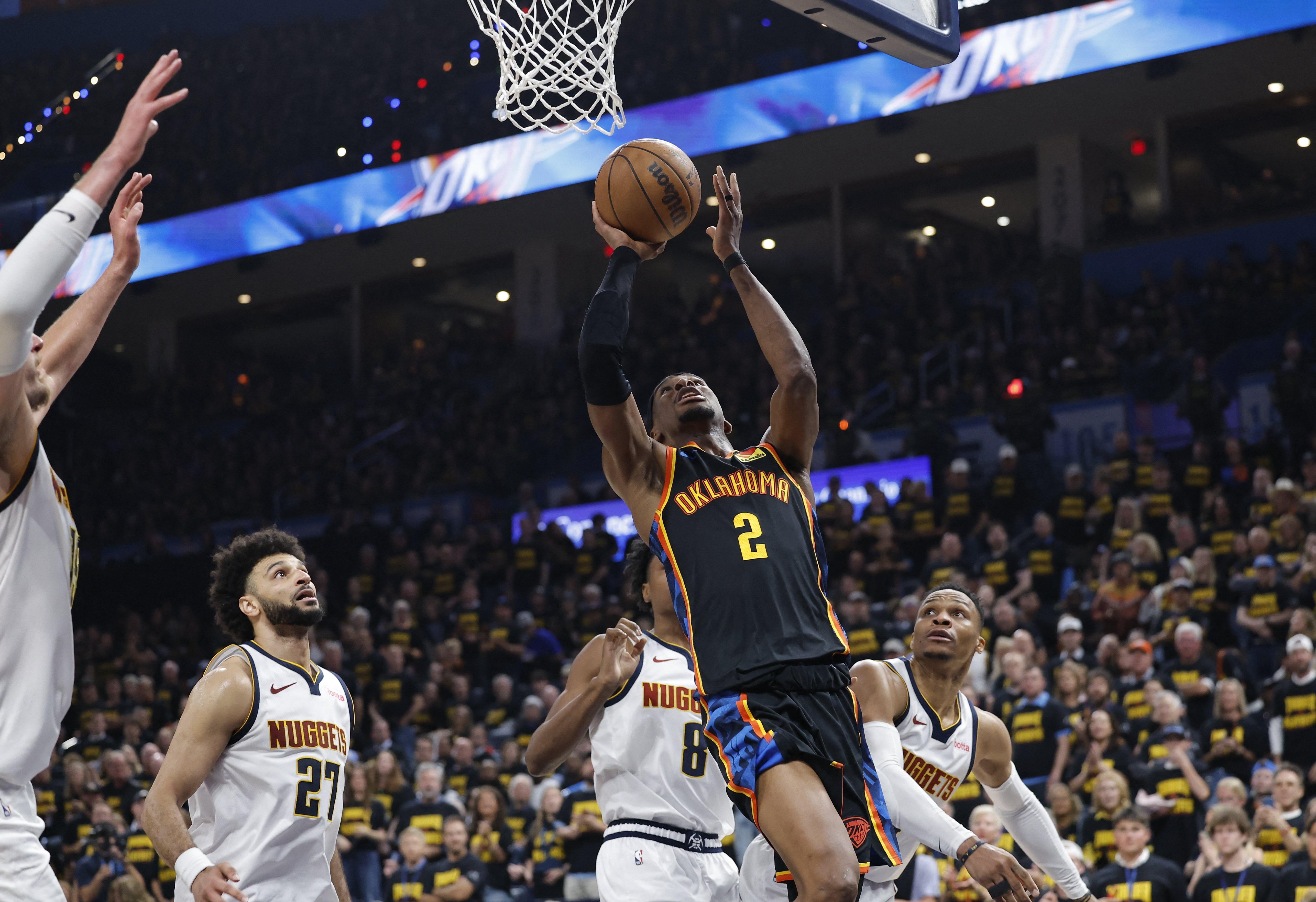 Thunder's Dominant Performance Ties Series with Nuggets After 43-Point Victory