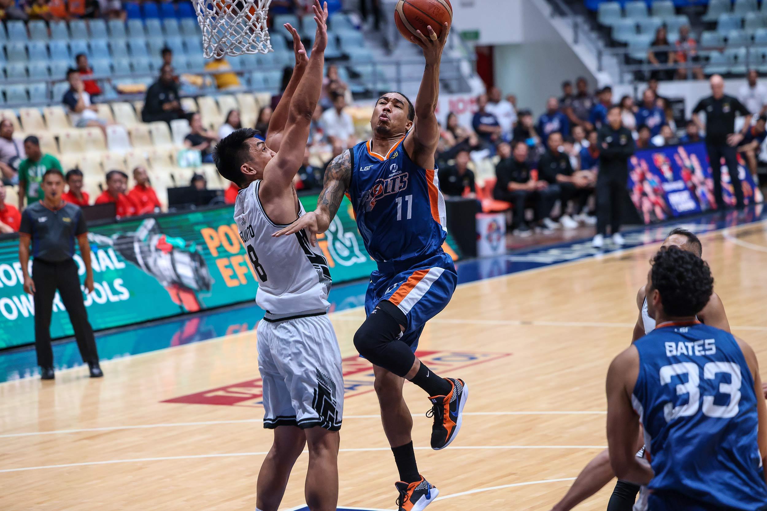 Meralco Bolts Surge Past Blackwater Bossing, End Skid in PBA Philippine Cup