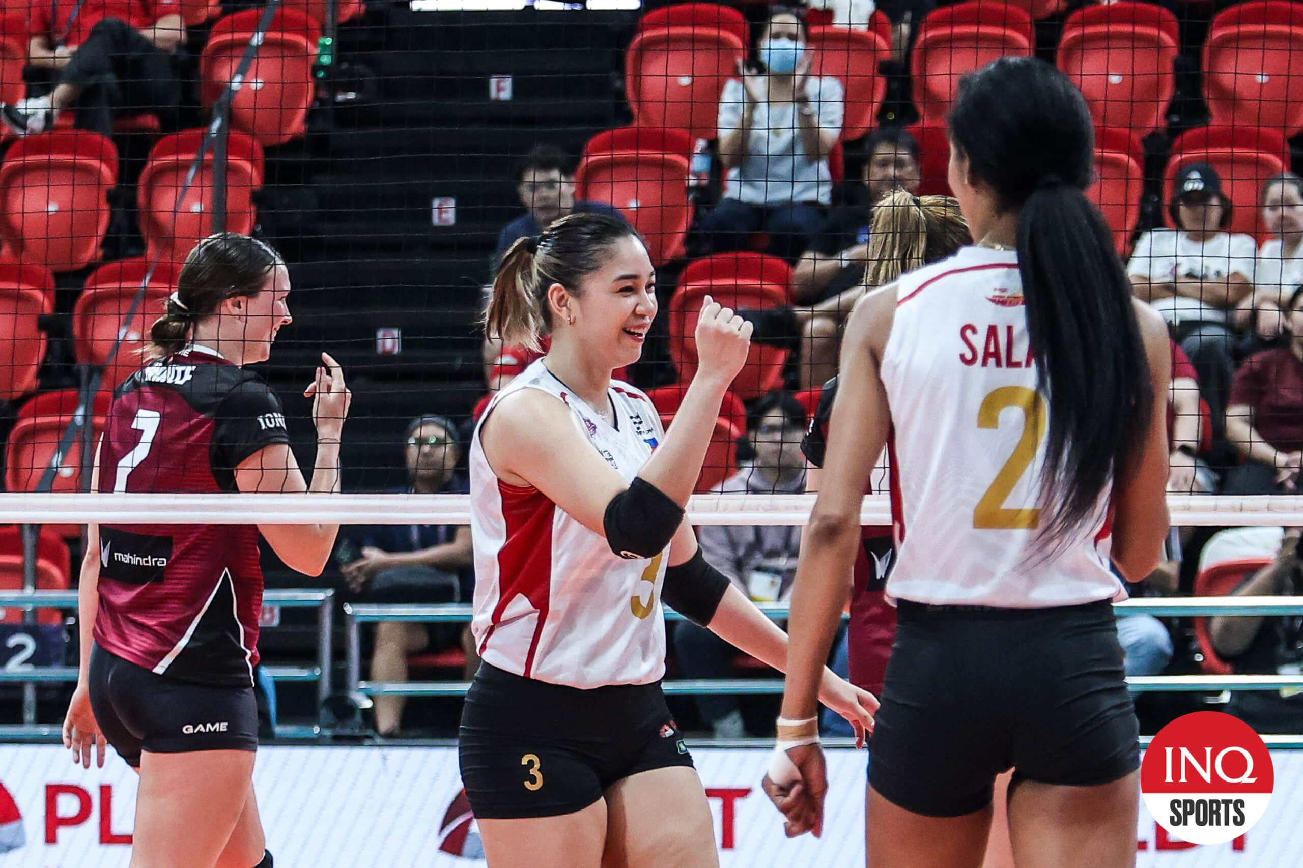 Mika Reyes Revels in International Volleyball Return with PLDT at AVC Champions League