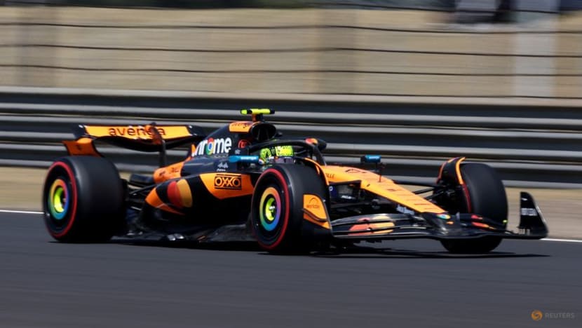 McLaren's Norris tops practice for Chinese Grand Prix ahead of Ferrari's Leclerc