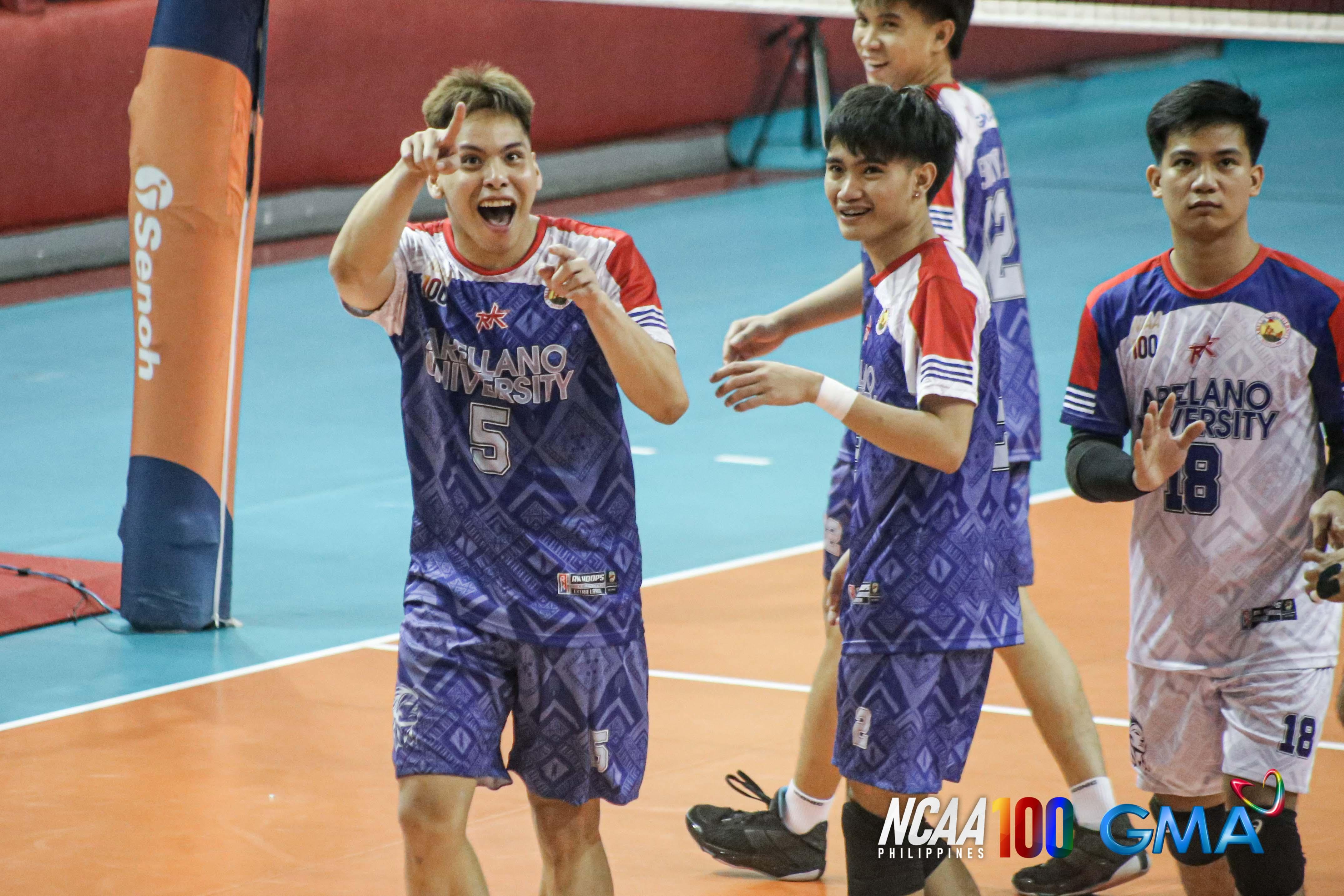 Arellano Chiefs Dominate EAC in Swift NCAA Volleyball Victory Led by Guinto and Berdal