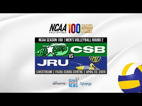 Intense Showdown: DLS-CSB Faces JRU in NCAA Season 100 Men's Volleyball Round 2