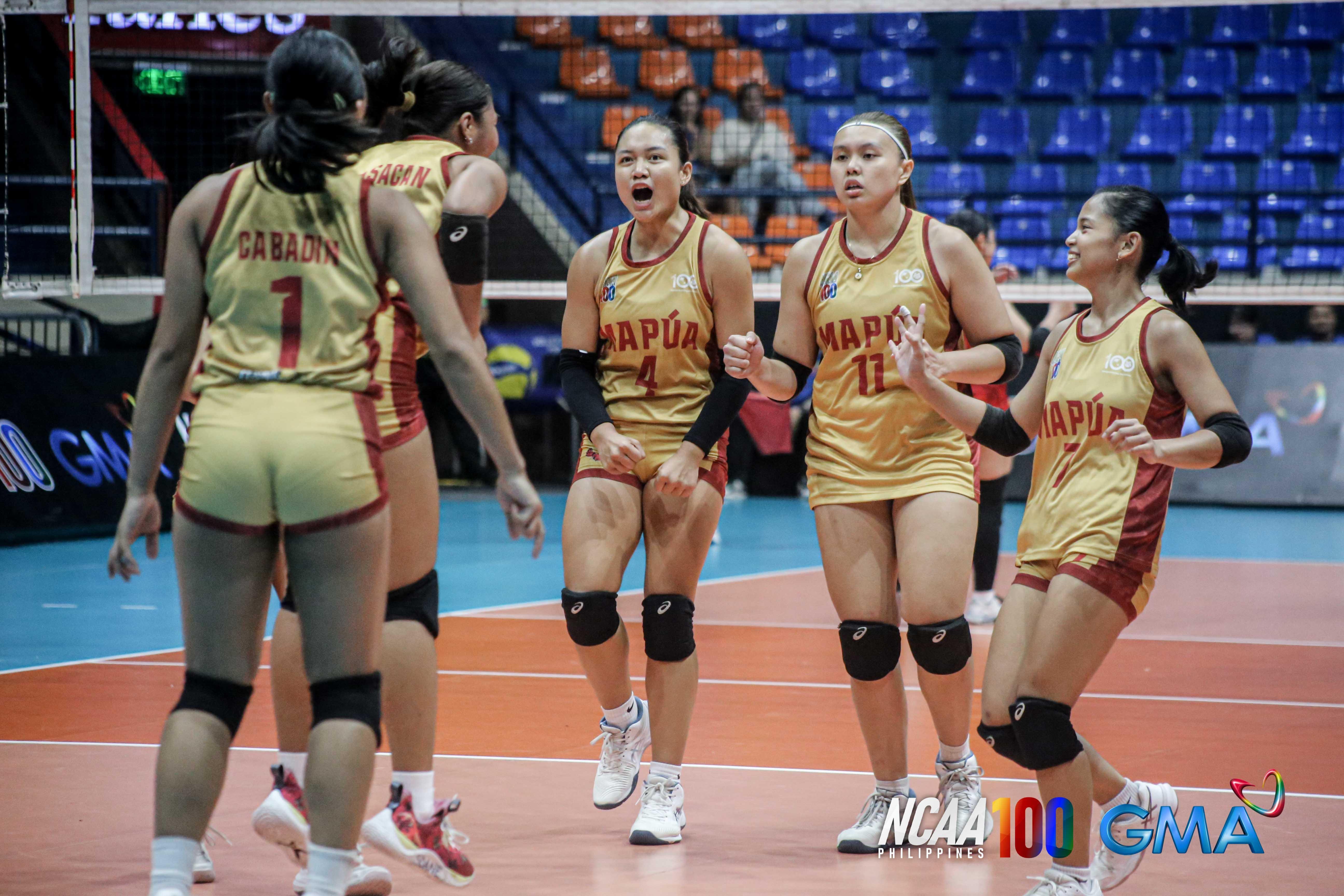 Freighanne Garcia's Stellar Performance Propels Mapua to Victory Over San Sebastian in NCAA Volleyball