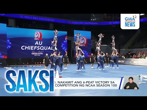 Arellano University Chiefsquad Triumphs with Sixth Consecutive Win at NCAA Season 100 Cheerleading Competition