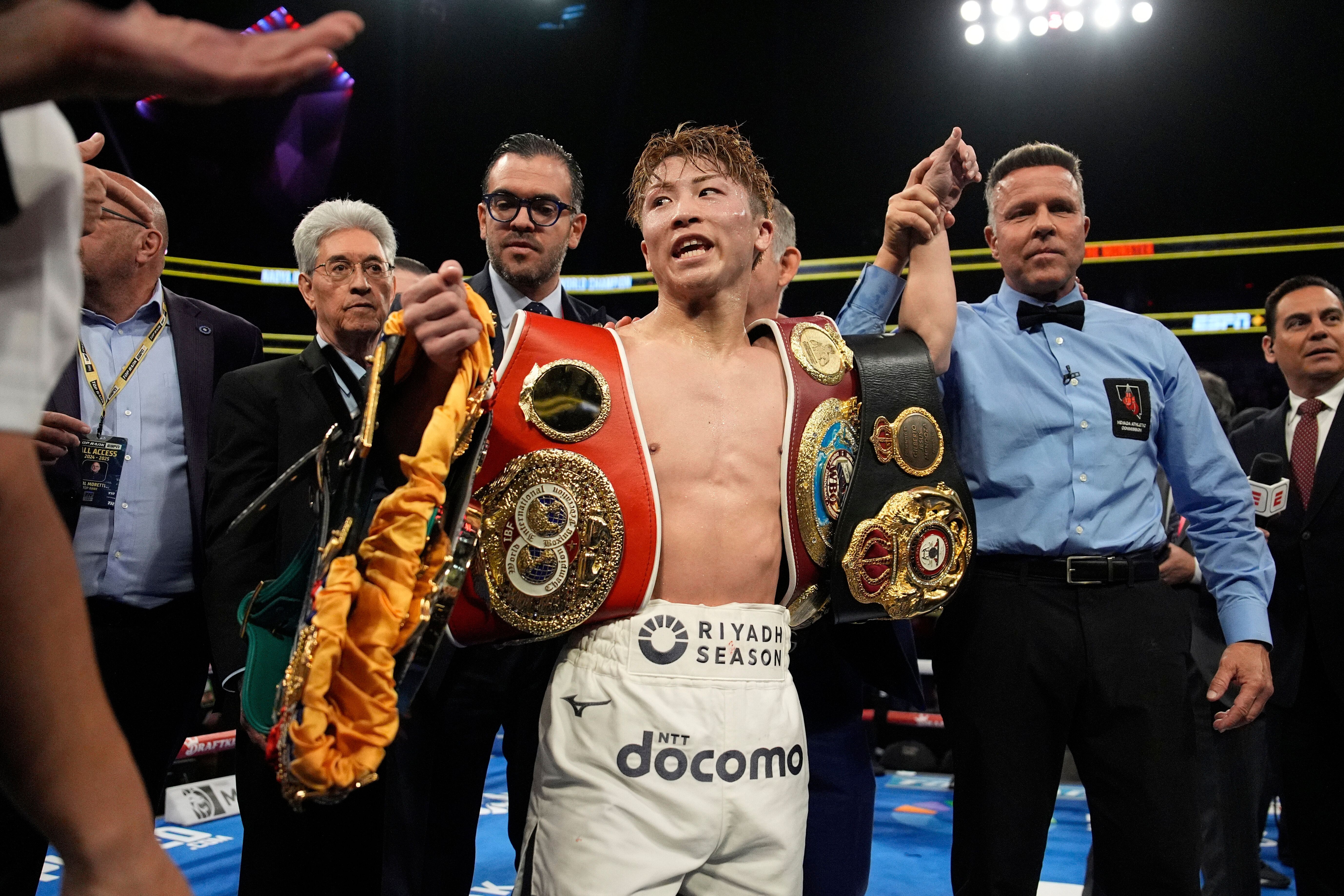 Naoya Inoue Bounces Back from Early Knockdown to Dominate Cardenas in Las Vegas