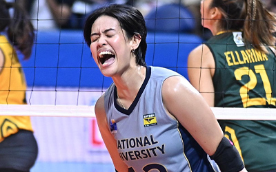 Alyssa Solomon Powers NU Lady Bulldogs to Victory Over FEU Lady Tamaraws in UAAP Volleyball